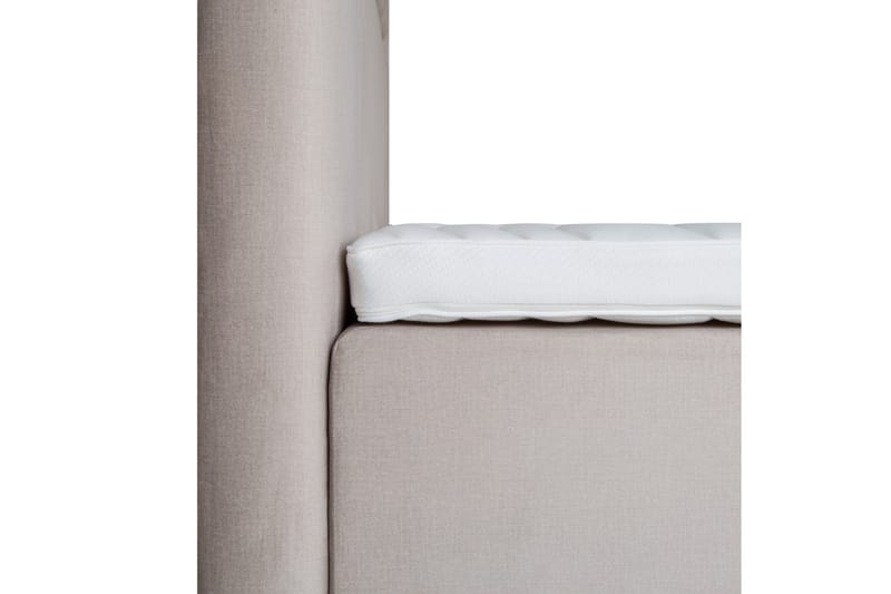 Lysekil Säng med Förvaring 180x200 LED - Beige - Möbler - Sovrum - Sängar - Sängar med förvaring