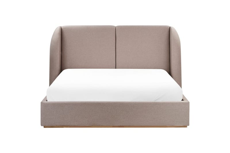 Säng med förvaring Monestier - Beige, 160x200 cm - Möbler - Sovrum - Sängram & sängstomme