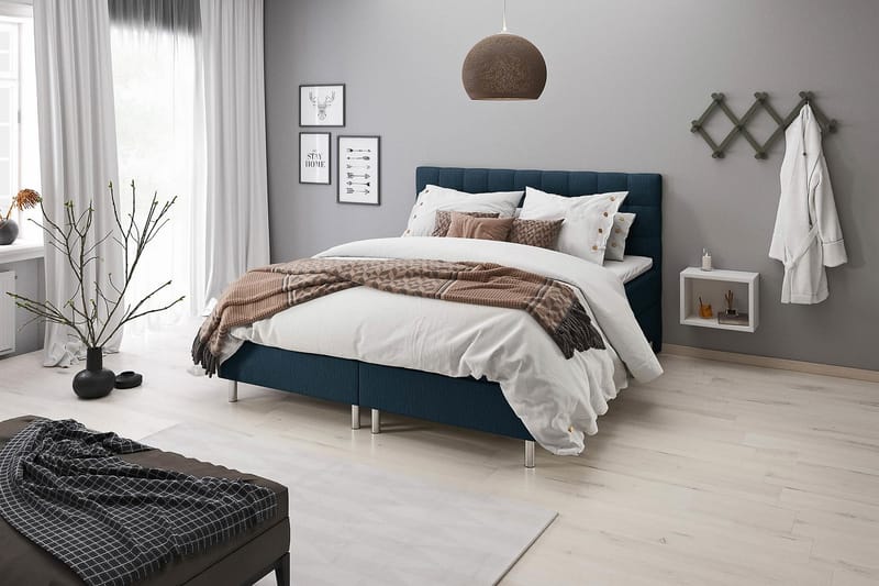 Montana Dubbelsäng med förvaring 160x200 cm - Möbler - Sovrum - Sängar - Komplett Sängpaket