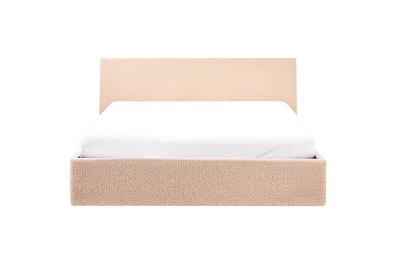 Säng med förvaring Orbey - Beige, 140x200 cm - Möbler - Sovrum - Sängram & sängstomme