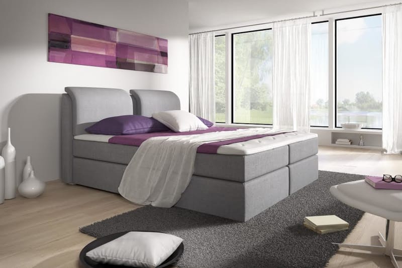 ORLANDO Komplett Box Bed 180x200 - Komplett Sängpaket - Sängar med förvaring