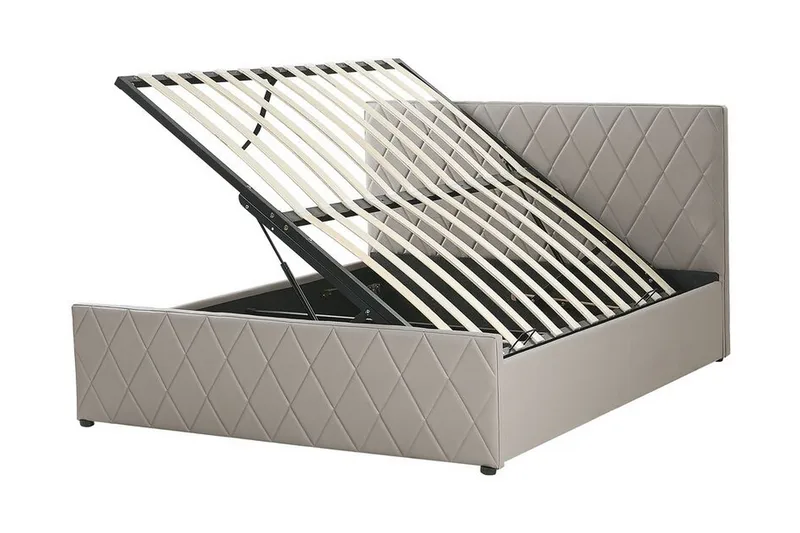 Rochefort Förvaringssäng 140x200 cm - Konstläder/Grå - Möbler - Sovrum - Sängar - Sängar med förvaring