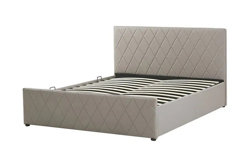 Rochefort Förvaringssäng 140x200 cm - Konstläder/Grå - Möbler - Sovrum - Sängar - Sängar med förvaring