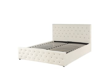 Saleux Förvaringssäng 140x200 cm - Sammet/Beige - Möbler - Sovrum - Sängar - Sängar med förvaring