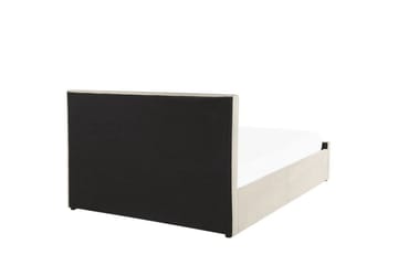 Saleux Förvaringssäng 140x200 cm - Sammet/Beige - Möbler - Sovrum - Sängar - Sängar med förvaring