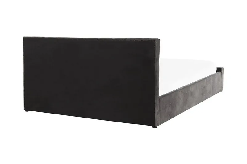 Saleux Förvaringssäng 180x200cm - Sammet/Grå - Möbler - Sovrum - Sängar - Sängar med förvaring