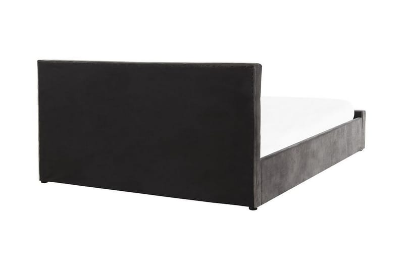 Saleux Förvaringssäng 180x200cm - Sammet/Grå - Möbler - Sovrum - Sängar - Sängar med förvaring