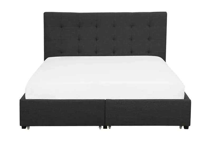 Sandrick Dubbelsäng med Förvaring 160x200, Grå