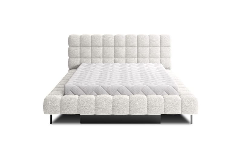 Säng med klädsel Eltap Magentta - 140x200 cm, Royal 01, Vit - Möbler - Sovrum - Sängar - Sängar med förvaring