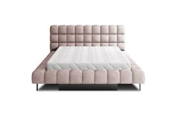 Säng med klädsel Eltap Magentta - 160x200 cm, Touch 24, Rosa - Möbler - Sovrum - Sängar - Sängar med förvaring