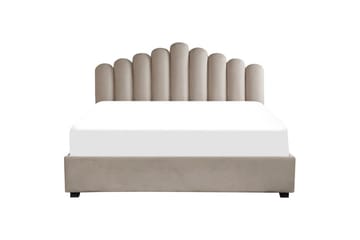 Säng med förvaring Vincennes - Taupe, svart, 180x200 cm - Möbler - Sovrum - Sängram & sängstomme