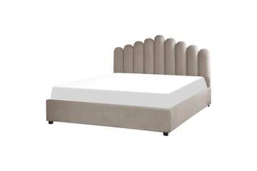 Säng med förvaring Vincennes - Taupe, svart, 180x200 cm - Möbler - Sovrum - Sängram & sängstomme