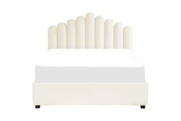 Säng med förvaring Vincennes - Vit, Svart, 160x200 cm - Möbler - Sovrum - Sängram & sängstomme