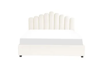 Säng med förvaring Vincennes - Vit, Svart, 180x200 cm - Möbler - Sovrum - Sängar - Sängar med förvaring
