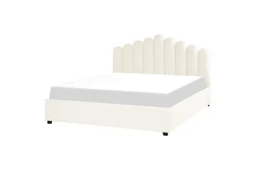 Säng med förvaring Vincennes - Vit, Svart, 180x200 cm - Möbler - Sovrum - Sängar - Sängar med förvaring