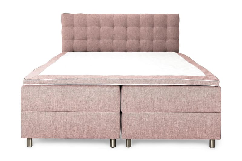 WEYBURN Förvaringssäng 180 Rosa - Möbler - Sovrum - Sängar - Dubbelsängar