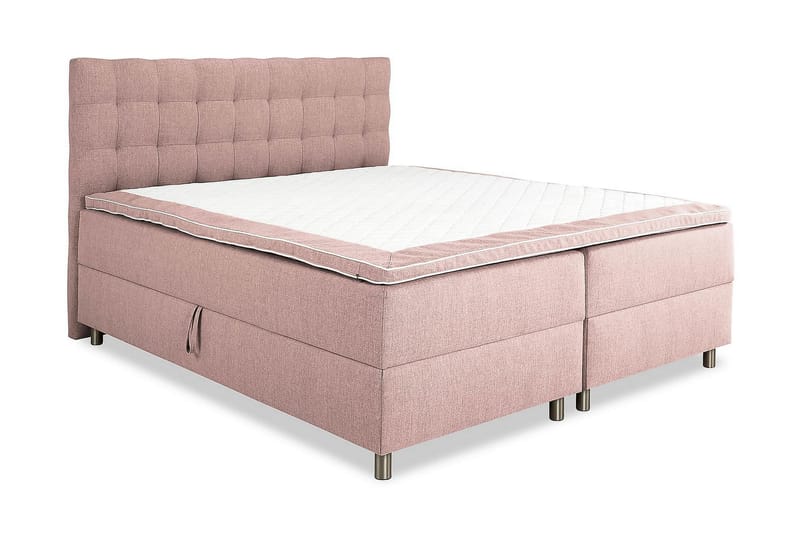 WEYBURN Förvaringssäng 180 Rosa - Möbler - Sovrum - Sängar - Dubbelsängar