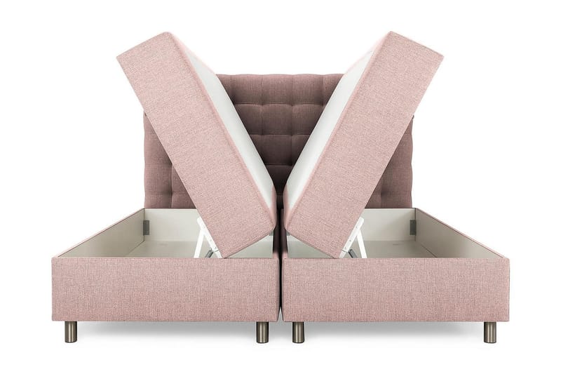 WEYBURN Förvaringssäng 180 Rosa - Möbler - Sovrum - Sängar - Dubbelsängar