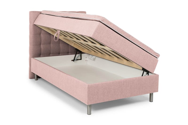 WEYBURN Förvaringssäng - Sängpaket 120 Rosa - Möbler - Sovrum - Sängar - Sängar med förvaring