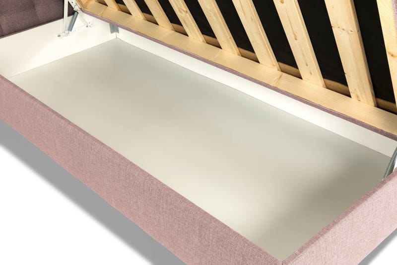 WEYBURN Förvaringssäng - Sängpaket 120 Rosa - Möbler - Sovrum - Sängar - Sängar med förvaring