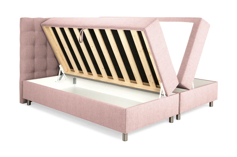 WEYBURN Förvaringssäng - Sängpaket 160 Rosa - Möbler - Sovrum - Sängar - Sängar med förvaring