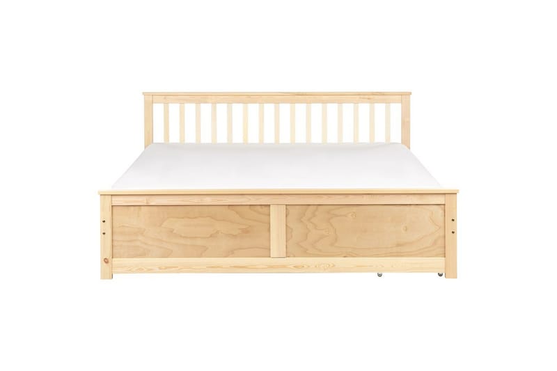 Säng med förvaringslådor Olendon Ljus trä, 180x200 cm, 2 - Ljus trä, 180x200 cm, 2 - Möbler - Sovrum - Sängar - Sängar med förvaring