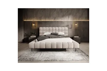 Säng med klädsel Eltap Magentta - 140x200 cm, Royal 18, Beige - Möbler - Sovrum - Sängar - Sängar med förvaring