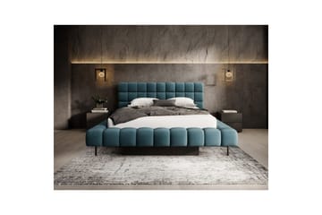 Säng med klädsel Eltap Magentta - 160x200 cm, Amore 40, Blå - Möbler - Sovrum - Sängar - Sängar med förvaring