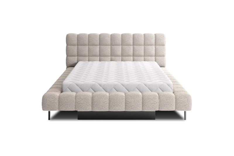 Säng med klädsel Eltap Magentta - 160x200 cm, Royal 18, Beige - Möbler - Sovrum - Sängar - Sängar med förvaring