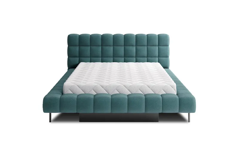 Säng med klädsel Eltap Magentta - 180x200 cm, Amore 38, Grön - Möbler - Sovrum - Sängar - Sängar med förvaring