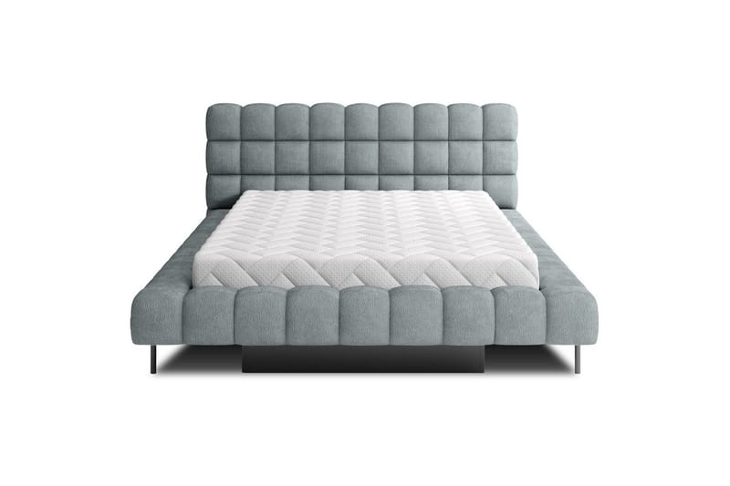 Säng med klädsel Eltap Magentta - 180x200 cm, Touch 100, Blå - Möbler - Sovrum - Sängar - Sängar med förvaring