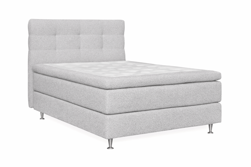 Sängpaket Drömvik Oslo Lyx Sängpaket Boucle 180x200 Knappad gavel