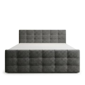 Sängpaket Kontinentalsäng Elvros 160x200 cm med Lyftförvaring - Antracit/Mycket mörk grafit - Möbler - Sovrum - Sängar - Kontinentalsängar