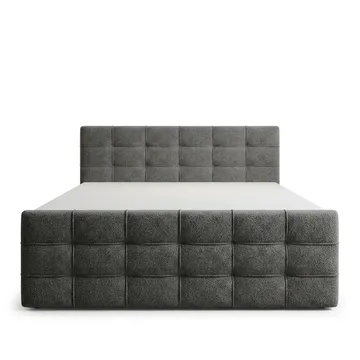 Sängpaket Kontinentalsäng Elvros 180x200 cm med Lyftförvaring - Antracit/Mycket mörk grafit - Möbler - Sovrum - Sängar - Kontinentalsängar