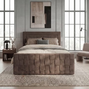 Sängpaket Kontinentalsäng Ryven 140x200 cm med Lyftförvaring - mörk espresso/mörkbrun - Möbler - Sovrum - Sängar - Kontinentalsängar