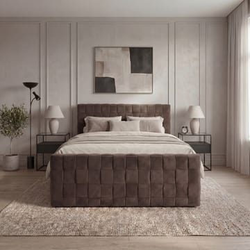 Sängpaket Kontinentalsäng Tyrosen 140x200 cm med Lådförvaring - mörk espresso - Möbler - Sovrum - Sängar - Kontinentalsängar