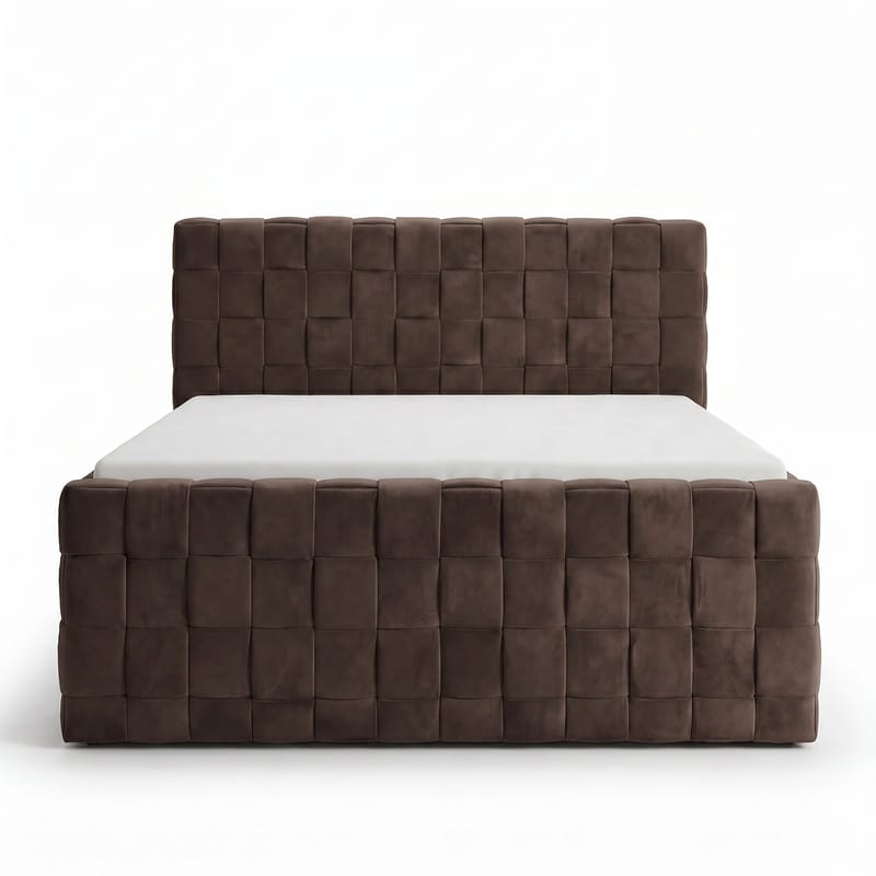 Sängpaket Kontinentalsäng Tyrosen 160x200 cm med Lådförvaring - mörk espresso - Möbler - Sovrum - Sängar - Kontinentalsängar