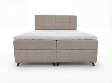 Sängpaket Kontinentalsäng Vyrosen 140x200 cm med Lyftförvaring - krämbeige - Möbler - Sovrum - Sängar - Kontinentalsängar