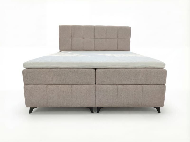 Sängpaket Kontinentalsäng Vyrosen 180x200 cm med Lyftförvaring - krämbeige - Möbler - Sovrum - Sängar - Kontinentalsängar