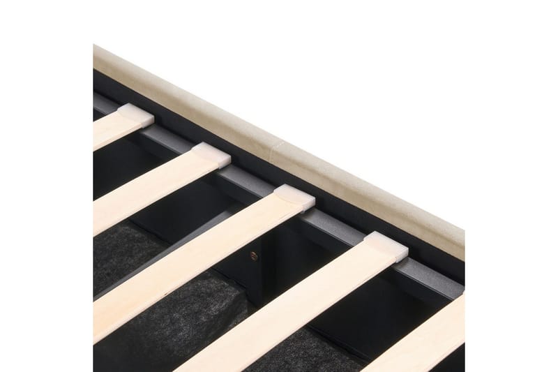 Sängram Säng med förvaring Rochefort Beige 160x200 - Möbler - Sovrum - Sängram & sängstomme