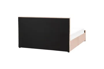 Sängram Säng med förvaring Rochefort Beige 160x200 - Möbler - Sovrum - Sängram & sängstomme
