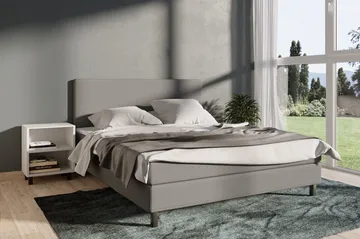 Select No 1 Komplett Sängpaket 140x200 - Ljusgrå/Svart - Möbler - Sovrum - Sängar - Komplett Sängpaket