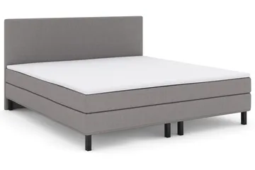 Select No 1 Komplett Sängpaket 210x210 - Ljusgrå/Svart - Möbler - Sovrum - Sängar - Komplett Sängpaket