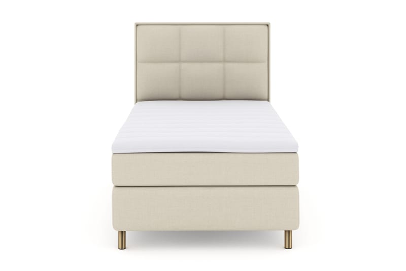 Select No 3 Komplett Sängpaket 120x200 Fast, Beige/Koppar