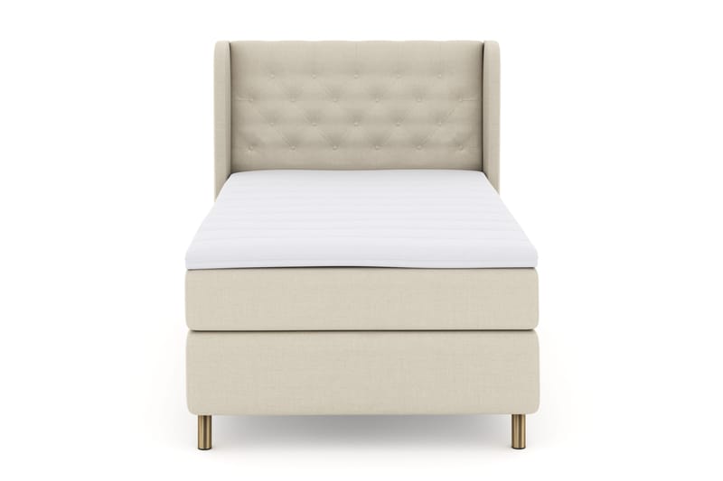 Select No 3 Komplett Sängpaket 120x200 Fast, Beige/Koppar