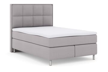 Select No 3 Komplett Sängpaket 140x200 Fast - Ljusgrå/Metall - Möbler - Sovrum - Sängar - Komplett Sängpaket