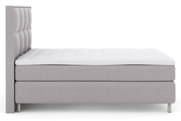 Select No 3 Komplett Sängpaket 140x200 Fast - Ljusgrå/Metall - Möbler - Sovrum - Sängar - Komplett Sängpaket