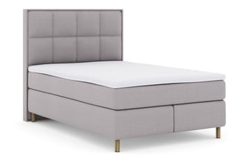 Select No 3 Komplett Sängpaket 140x200 Fast/Medium - Ljusgrå/Koppar - Möbler - Sovrum - Sängar - Komplett Sängpaket
