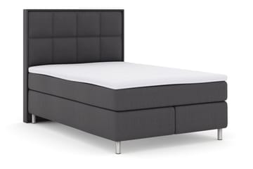 Select No 3 Komplett Sängpaket 140x200 Fast/Medium - Mörkgrå/Metall - Möbler - Sovrum - Sängar - Komplett Sängpaket