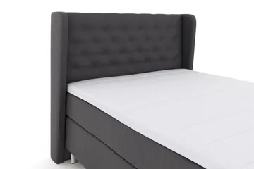 Select No 3 Komplett Sängpaket 140x200 Fast/Medium - Mörkgrå/Metall - Möbler - Sovrum - Sängar - Komplett S ängpaket
